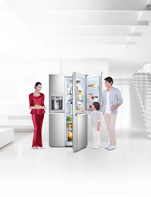 Phụ nữ mát tay chọn tủ lạnh 3